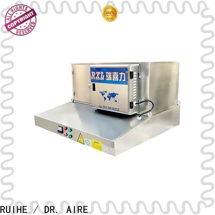 RUIHE / DR. AIRE exhaust commercial kitchen hood system company for smoke