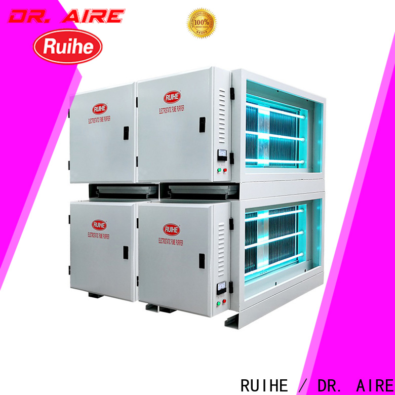 RUIHE / DR. Fábrica de proceso de precipitador electrostático AIRE dgrhk214000 para cocina