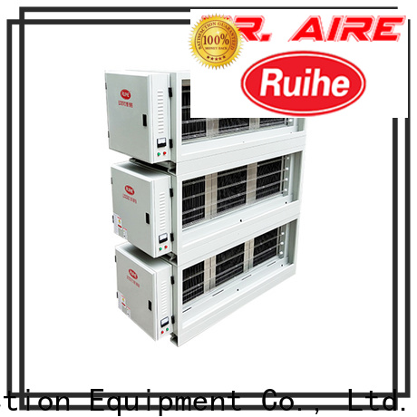 RUIHE / DR. AIRE precipitador electrostático doble para fábrica de escape de cocina para cocina