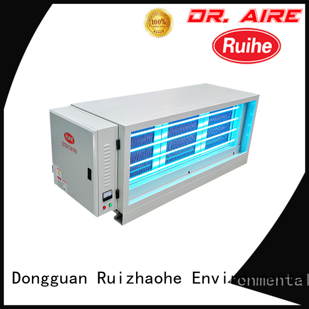 RUIHE / DR. AIRE Nuevo ventilador extractor con filtro de carbón comercial para empresas para humo