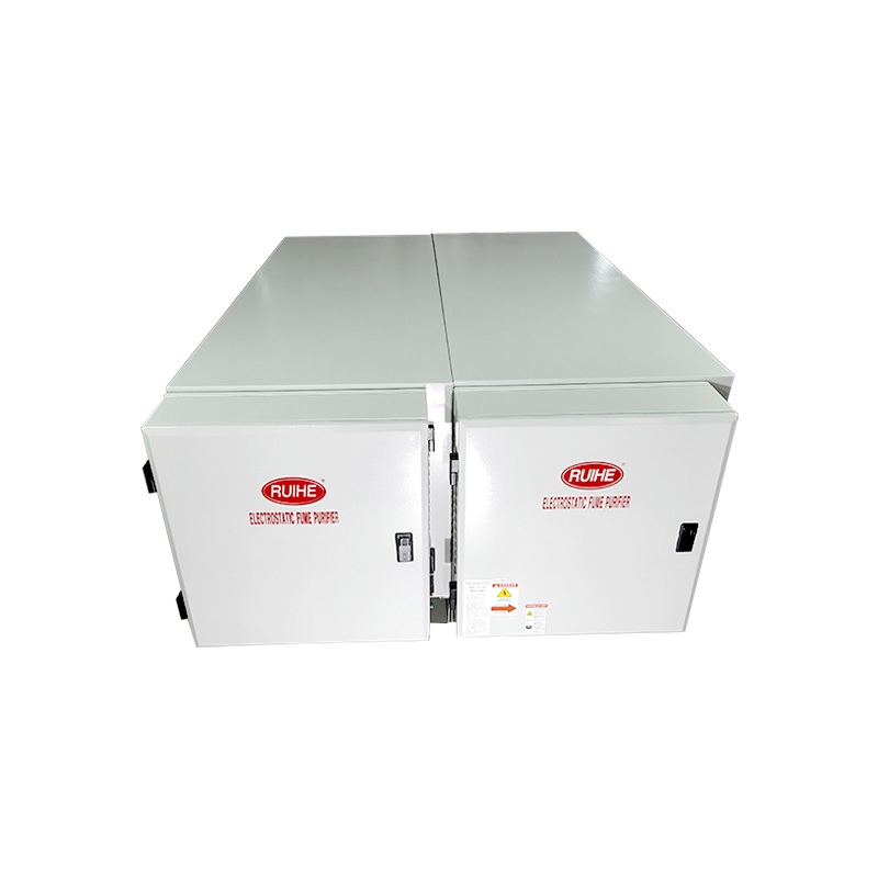 Precipitador electrostático (ESP) de cocina comercial de alta calidad DGRH-K-2-10500 Doble paso