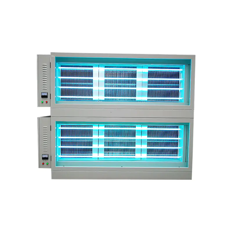 Fume Removal Rate Commercial Kitchen Electrostatic Precipitator for Air Extractor DGRH-K-21000