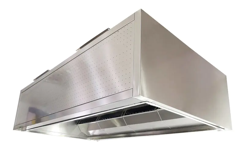 glass range ventilation commercial kitchen range hood RUIHE Brand