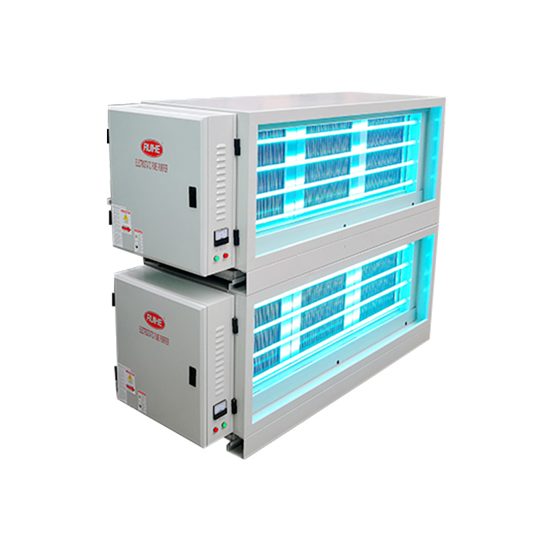 Precipitador electrostático de cocina comercial con tasa de eliminación de humos para extractor de aire DGRH-K-21000