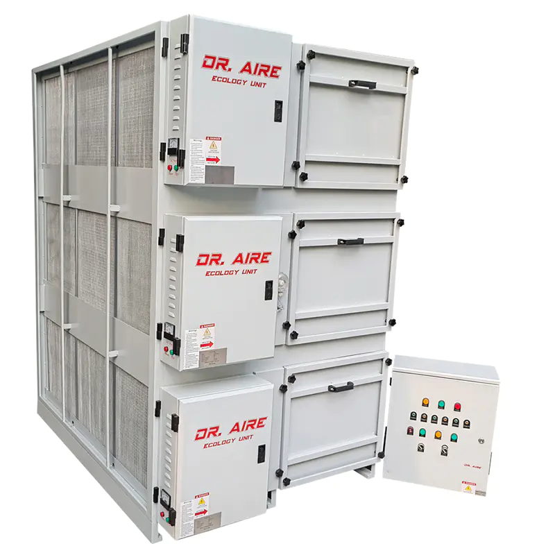 DR AIRE Ecology Unit For Commercial Kitchen Exhaust Filtration Over 98% Smoke remove