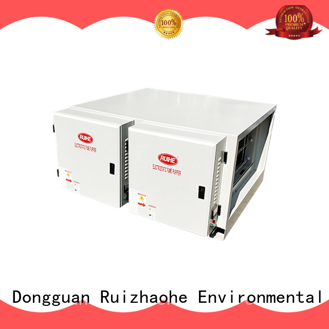 restaurant Custom rate double Kitchen Electrostatic Precipitator RUIHE lampblack