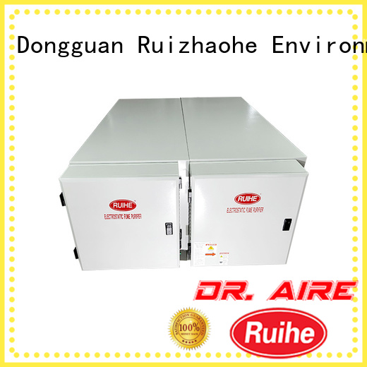 RUIHE / DR. Purificador de aire electrostático AIRE para fábrica de humo de cocina para casa