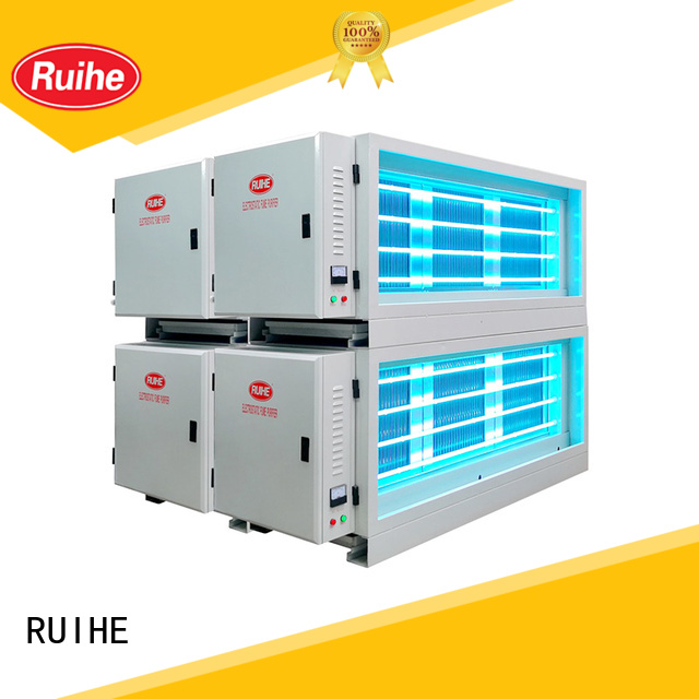 kitchen altitude RUIHE Brand electrostatic precipitator diagram