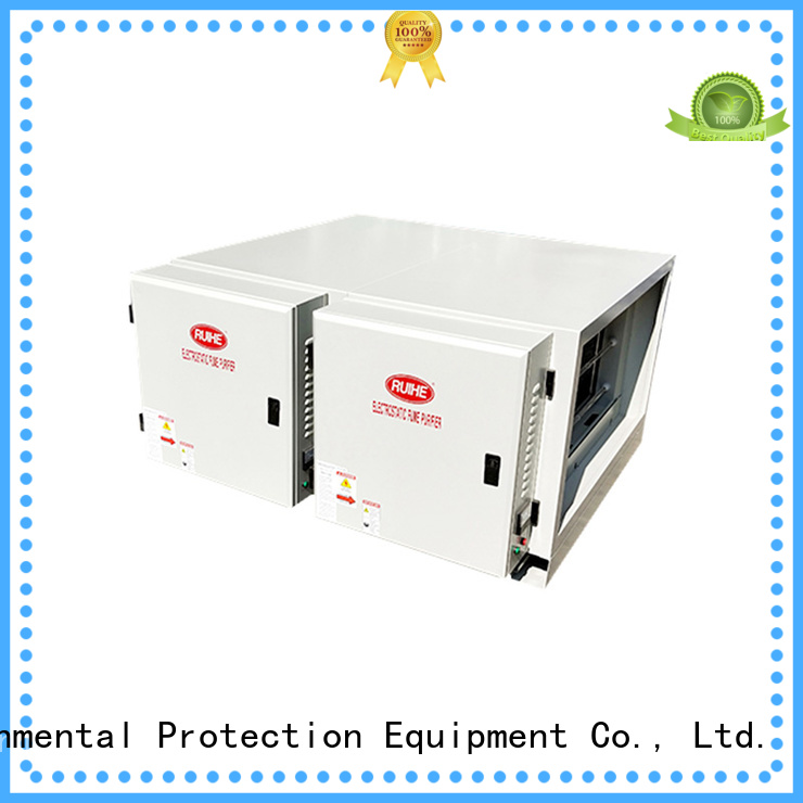 exhaust altitude Kitchen Electrostatic Precipitator commercial RUIHE