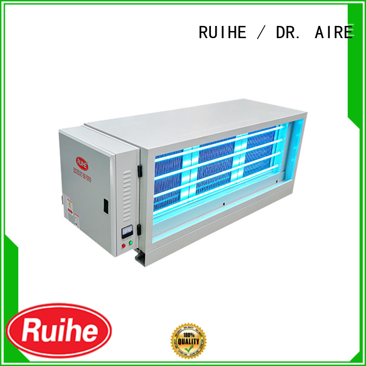 RUIHE / DR. AIRE Unidad depuradora superior para escape de cocina para negocios para humo