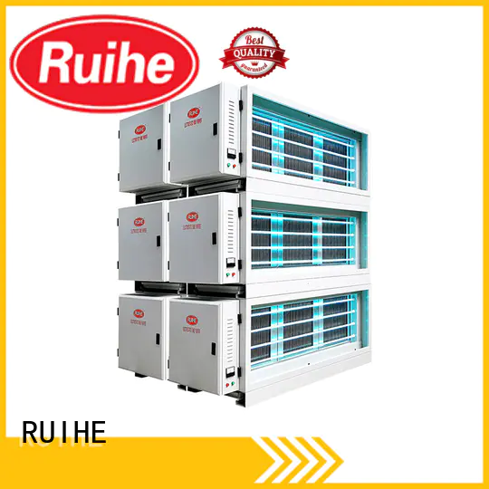 exhaust oil dgrhk21000 removal RUIHE Brand Kitchen Electrostatic Precipitator supplier