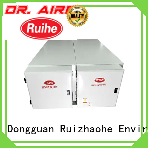 RUIHE / DR. AIRE oil electrostatic filter for kitchen exhaust company for smoke