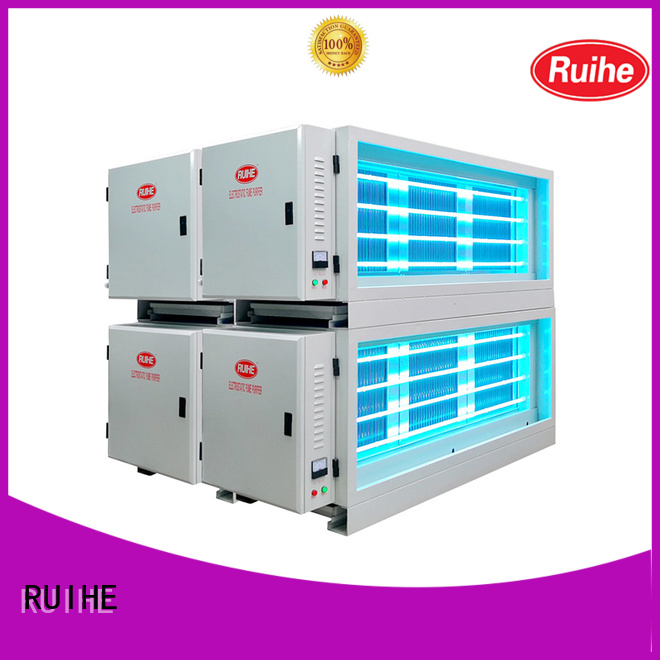 Eliminación del diagrama del precipitador electrostático Precipitador electrostático de cocina marca RUIHE