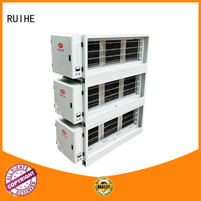 dgrhk10500 Kitchen Electrostatic Precipitator emission rate RUIHE company