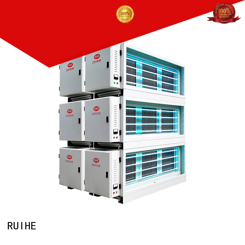 single restaurant fume RUIHE Brand electrostatic precipitator diagram manufacture