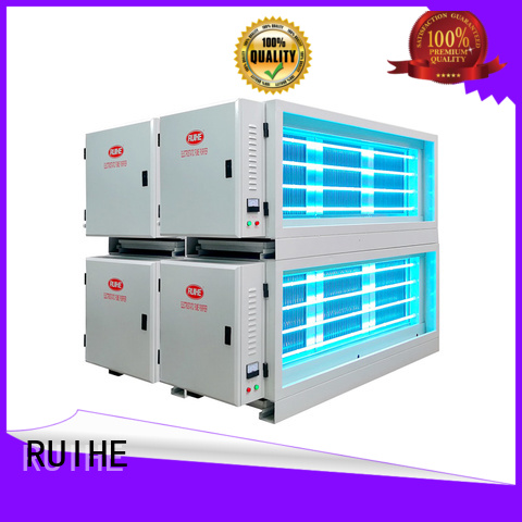 single extractor Kitchen Electrostatic Precipitator quality RUIHE Brand company