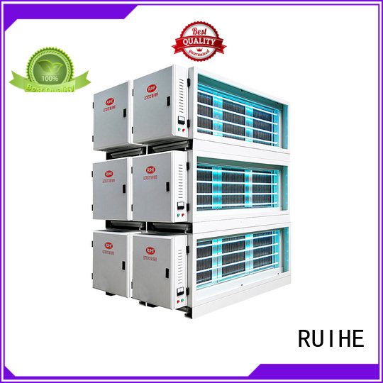 quality exhaust Kitchen Electrostatic Precipitator machine RUIHE Brand