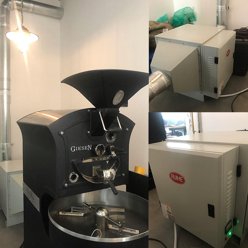 Qatar Customer Review on Coffee Roaster Electrostatic Precipitator