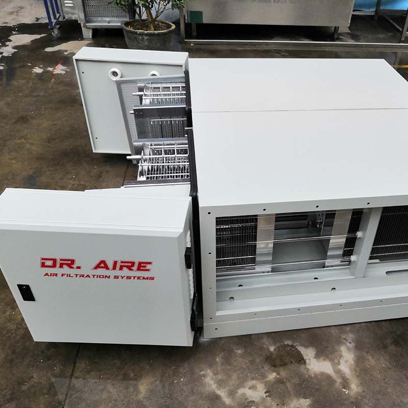 RUIHE DR AIRE-Iraq Customer Tested Double Pass Electrostatic Precipitator For Barbeque Grilling Sm-5